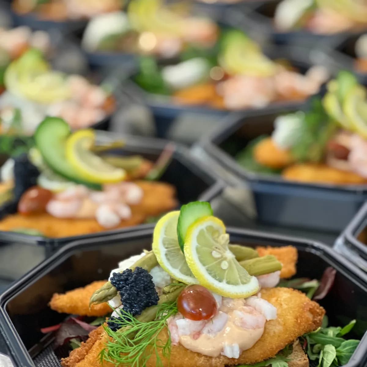 Stjerneskud med rødspættefileter